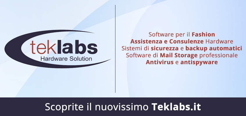 Scoprite il nuovissimo Teklabs.it